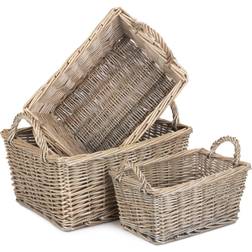 Unlined Wicker Antique Wash