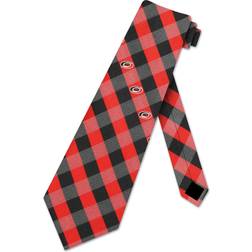 Eagles Wings Carolina Hurricanes Woven Poly Check Tie