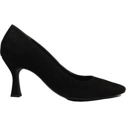 Paul Green 4.5 Adults' 3779-013 Black Suede Leather Womens Heeled Court Shoes