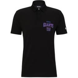 Hugo Boss "Men's X NFL Black/Royal New York Giants Punter Polo"