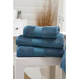 Deyongs Bliss Supersoft Pima DK Bath Towel Copper, Blue, Silver