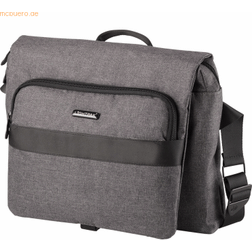 Lightpak Notebook-Umhängetasche WALKER, Polyester, grau