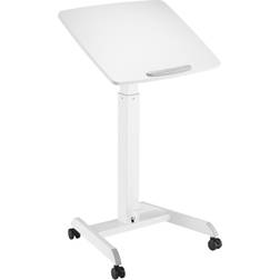 ProperAV Mobile Sit-Stand Desk Workstation