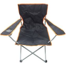 Nalu Black Lightweight Folding Beach Deck Chair