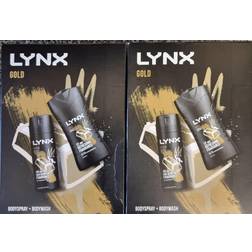 Lynx gold duo body spray150ml body wash 225ml gift