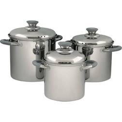 EuroTrail 3 Kitchen Glasgow Cookware Set with lid