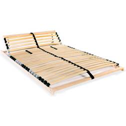 vidaXL Slatted Bed Base with 28 Slats 120X200cm