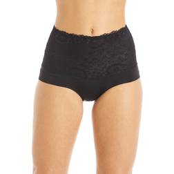 Camille High Waist Seamless Floral Lace Control Briefs