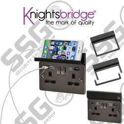 Knightsbridge 2G Fold Away Phone Holder Black
