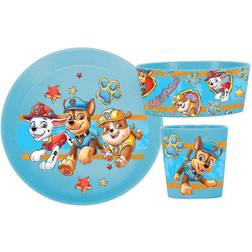 Koziol children's tableware set connect paw patrol 3 pcs, plastic, organic blue