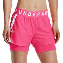 Under Armour Play Up 2-in-1 Shorts Pink Woman