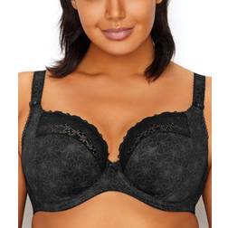 Elomi Kim Side Support Plunge Bra Black