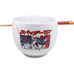 Silver Buffalo Marvel Spider-Man Japanese Breakfast Bowl