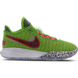 Nike LeBron XX GS Stocking Stuffer - Green Apple/University Red/Bright Crimson/Reflect Silver/Blue Chill