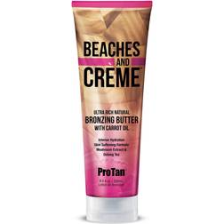 Pro Tan beaches & creme sunbed natural bronzing lotion oil 250ml