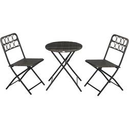 OutSunny 3 PCS Bistro Set