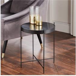 Native & Lifestyle Black Side Small Table