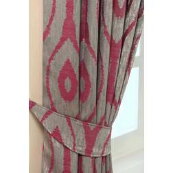 Homescapes Silver Ikat Jacquard