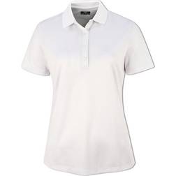 Callaway Womens Solid Swing Tech Polo Shirt - Brilliant White