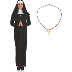 Fun Shack Womens Classic Black Nun Costume