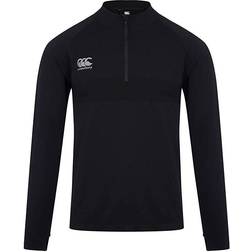 Canterbury Seamless 1/4 Zip Black/Grey