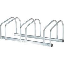 Homcom Bike Parking Rack Silver