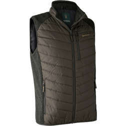 Deerhunter Moor Padded Waistcoat with Knit - Timber