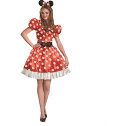 Disguise Women Red Minnie Classic Costume