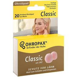 Ohropax classic wax ear plugs