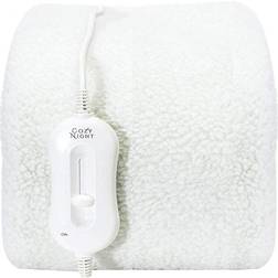 Cozy Night Electric Luxury Fleece Material Blankets White