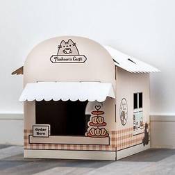 Puckator Pusheen cardboard cat den house playhouse