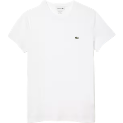 Lacoste Men's Crew Neck Pima T-shirt - White