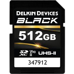 Delkin SD 512GB Black UHS-II V90