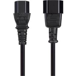 Maplin PL002 power cable Black 4 m IEC C14 IEC C13