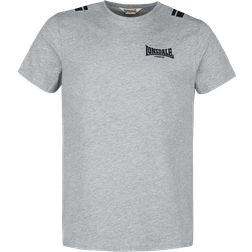 Lonsdale Herren T-Shirt Passform CULRAIN Marl Grey/Black 117364