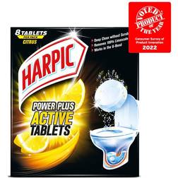 Harpic Powerplus Toilet Citrus Cleaning Tablets, Pack of 8