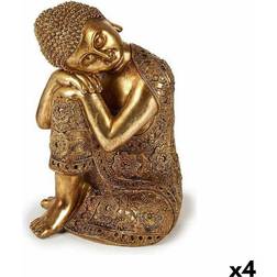 Gift Decor Buddha Sitzend Gold 20 Dekofigur
