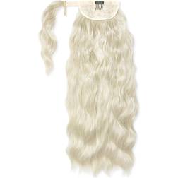 Lullabellz Textured Wavy Grande Lengths Wraparound Ponytail Bleach Blonde Festival