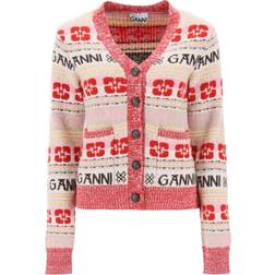 Ganni Jacquard-Knit Logo