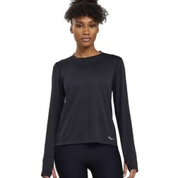 Saucony Stopwatch Long Sleeve Black Women's Clothing Black