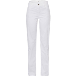 Brax Carola Straight Fit Jeans - White