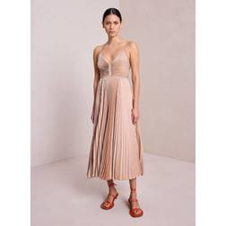 A.L.C. Gemini Satin Pleated DressA.L.C