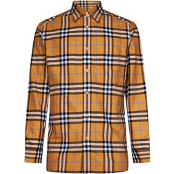 Burberry Shirt Men colour Orange