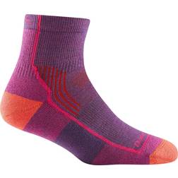 Women's Darn Tough Midweight Quarter Hiking Socks Berry