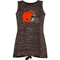 New Era Women's Cleveland Browns Tie Back Brown Tank Top