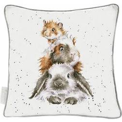 Wrendale Designs Piggy In The Middle Cushion Complete Decoration Pillows