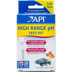 API 2 high range ph 160-test saltwater aquarium water test kit