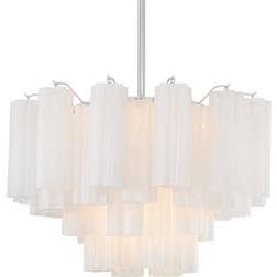 Crystorama ADD-308-WH Addis Pendant Lamp