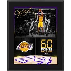 Fanatics Kobe Bryant Los Angeles Lakers x Point Finale Sublimated Plaque