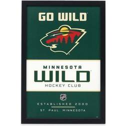 Open Road Brands Minnesota Wild x 17 Framed Sign